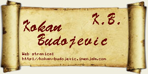 Kokan Budojević vizit kartica